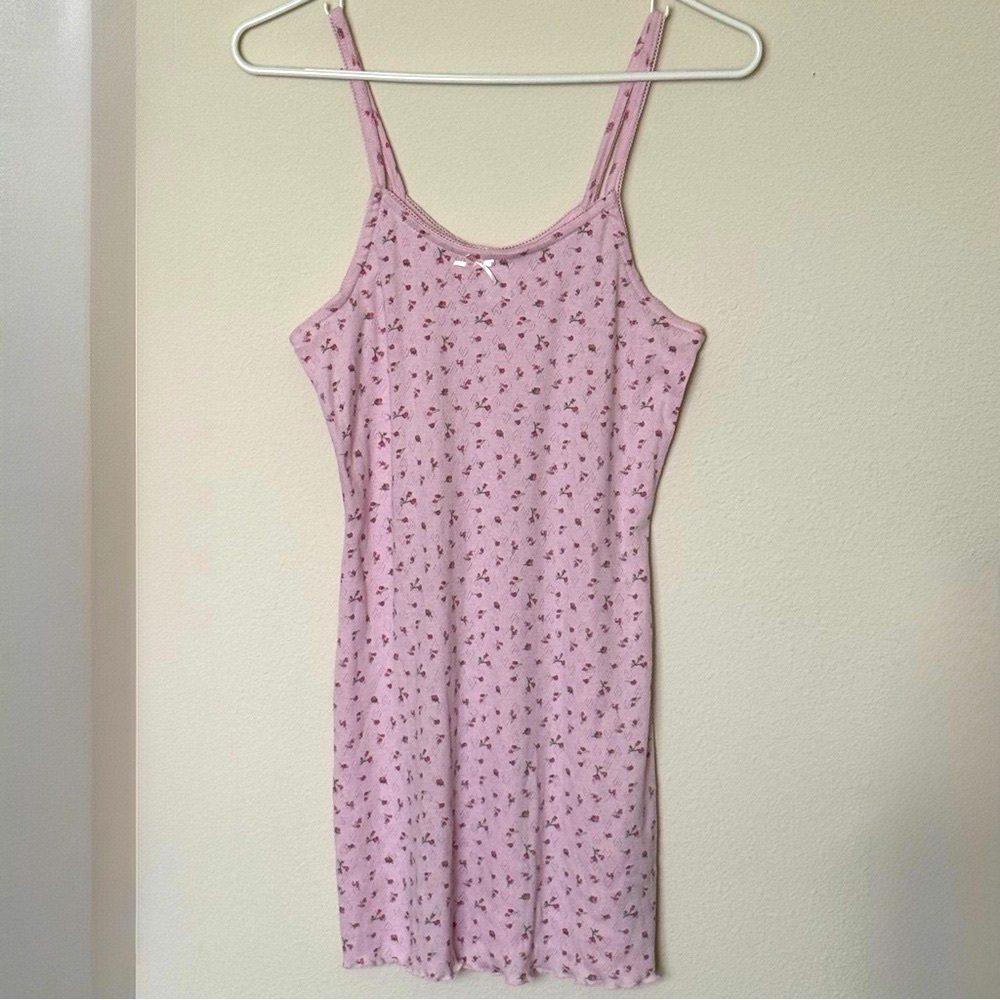 Women’s Pink Floral Slip Dress Size Small